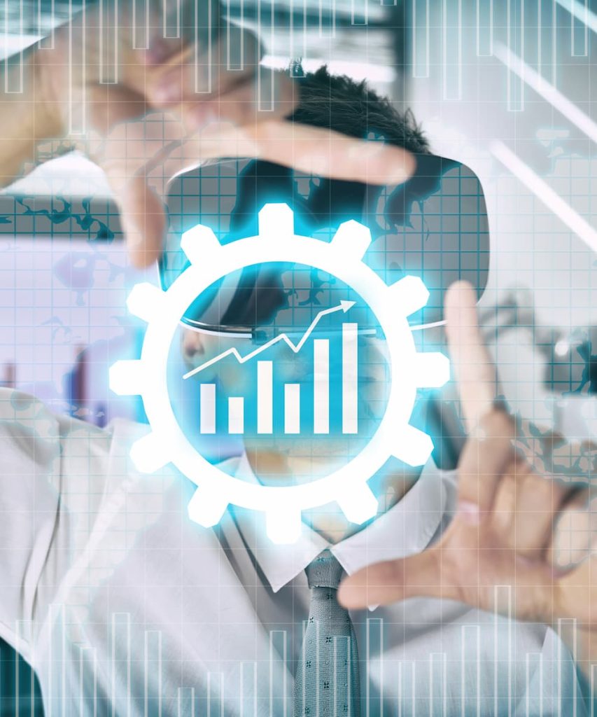 : Fitness brand team optimizing operational processes with workflow charts